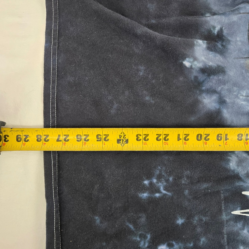 Pink Floyd The‎ Wall Liquid Blue Tie Dye Long Sleeve Shirt Mens M Black Pullover - Picture 6 of 6